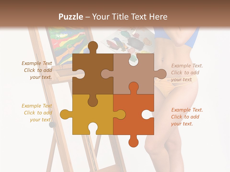 Paint Hair Toning PowerPoint Template