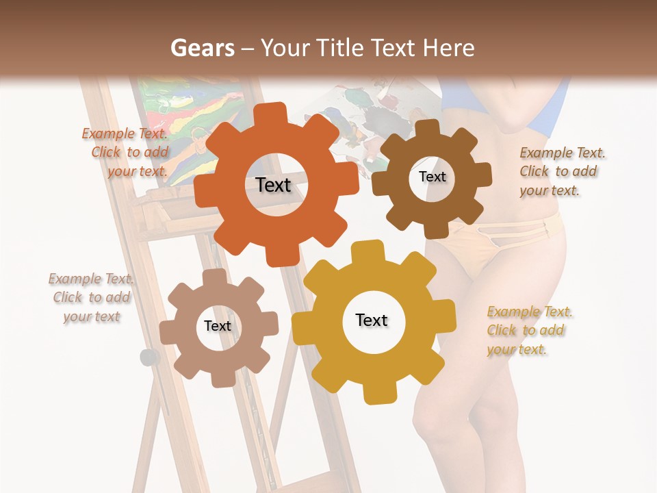 Paint Hair Toning PowerPoint Template