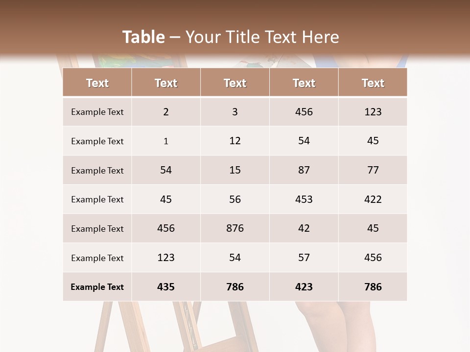 Paint Hair Toning PowerPoint Template