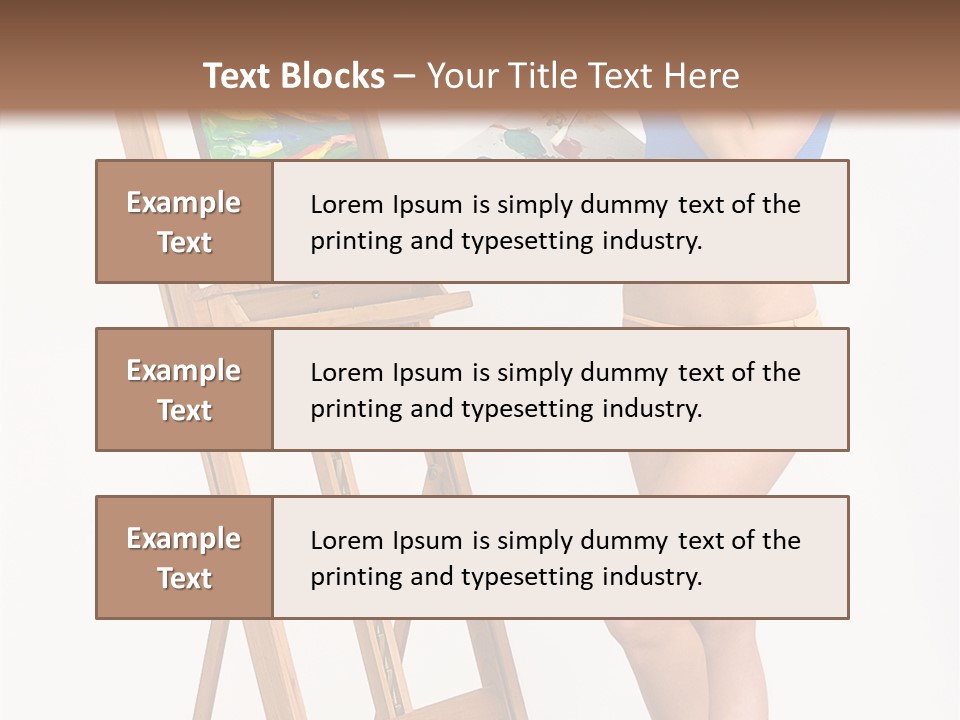 Paint Hair Toning PowerPoint Template