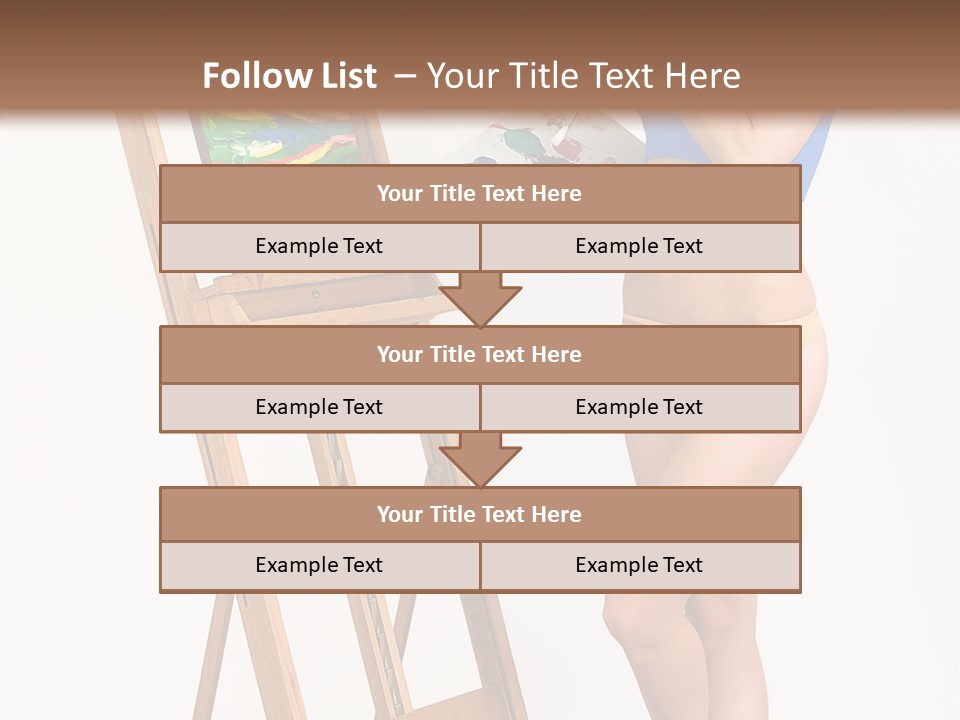 Paint Hair Toning PowerPoint Template