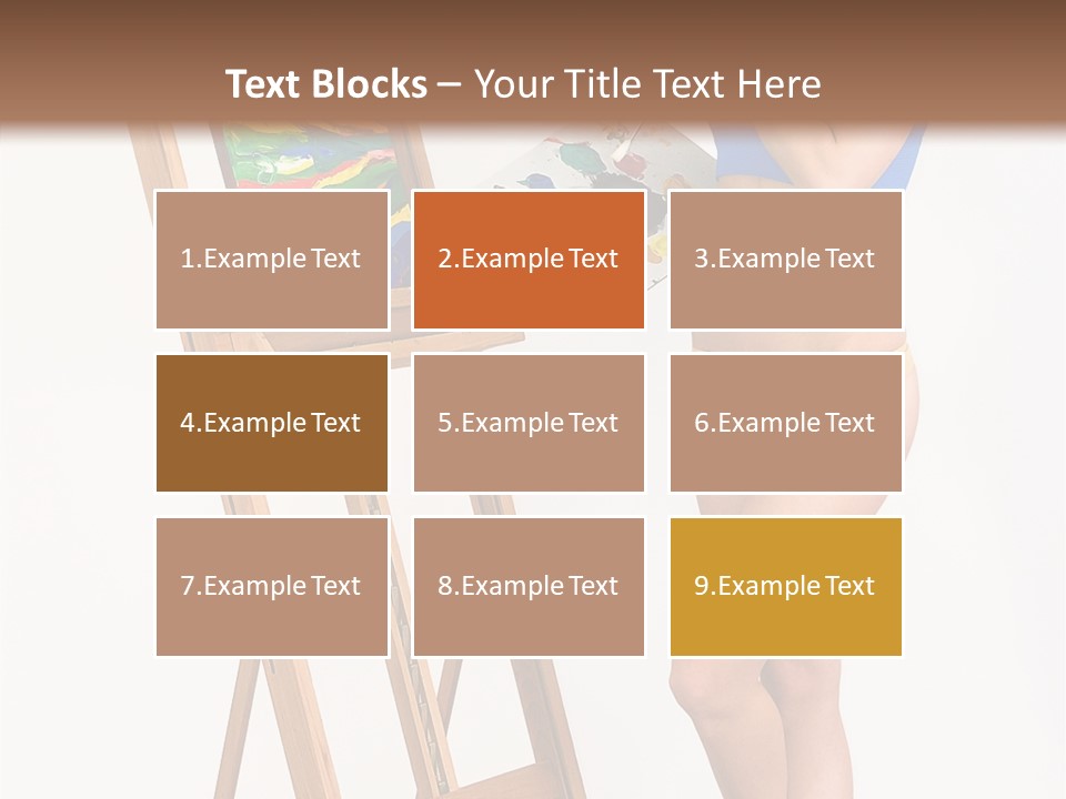 Paint Hair Toning PowerPoint Template