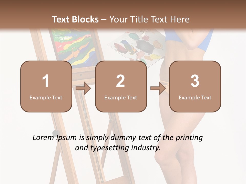 Paint Hair Toning PowerPoint Template