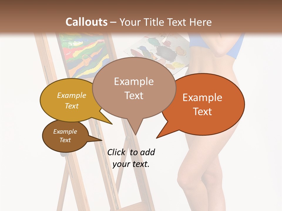 Paint Hair Toning PowerPoint Template