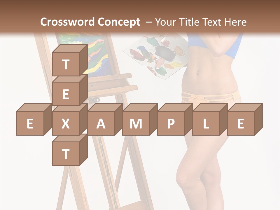 Paint Hair Toning PowerPoint Template