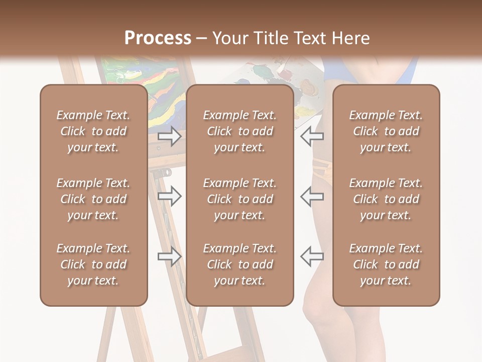 Paint Hair Toning PowerPoint Template