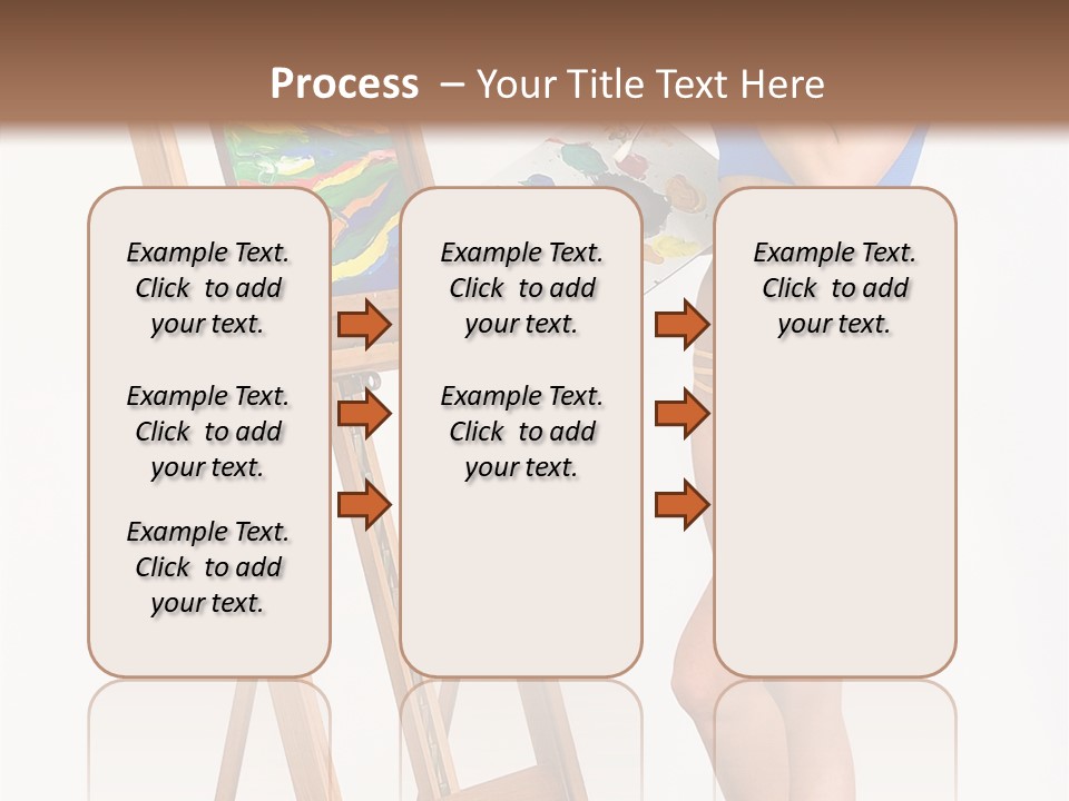 Paint Hair Toning PowerPoint Template