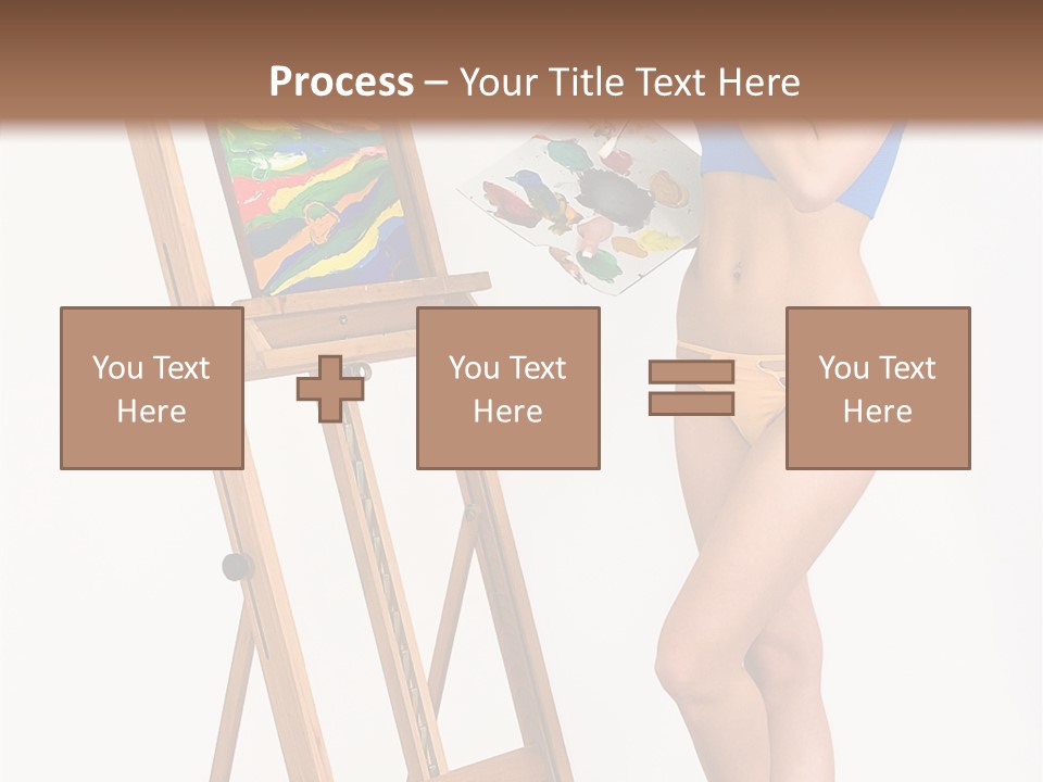 Paint Hair Toning PowerPoint Template