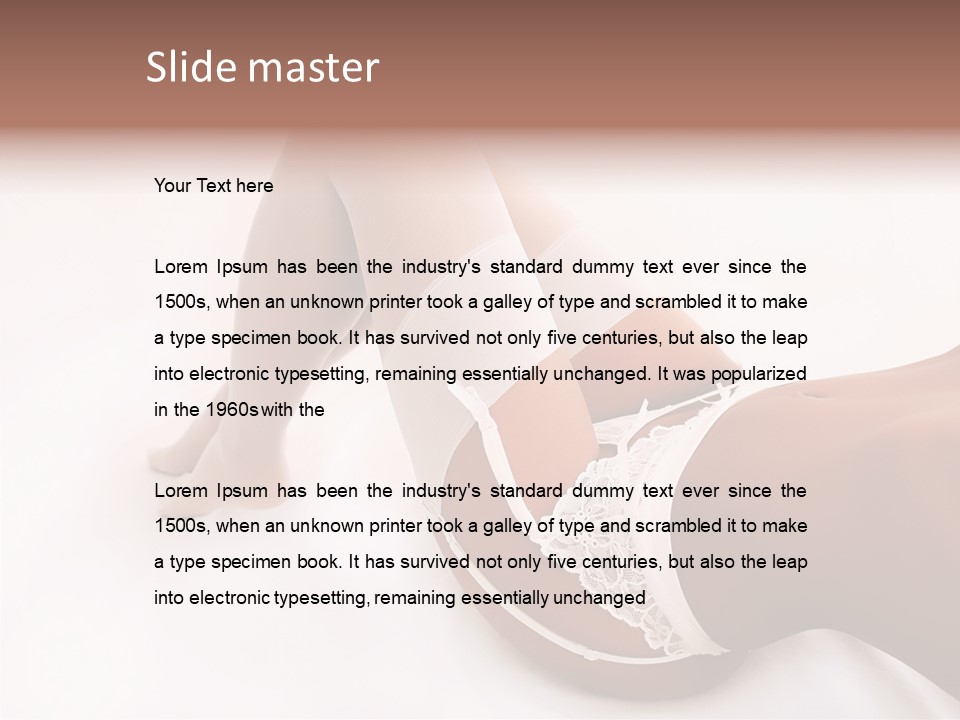 Human Room Character PowerPoint Template