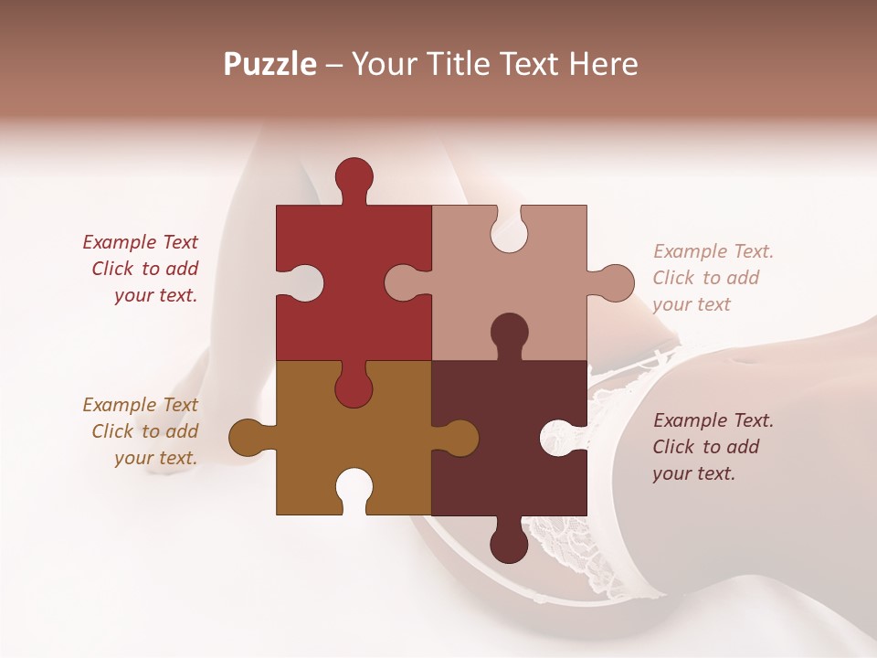 Human Room Character PowerPoint Template