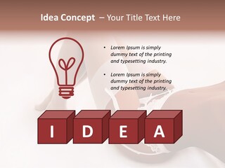 Human Room Character PowerPoint Template