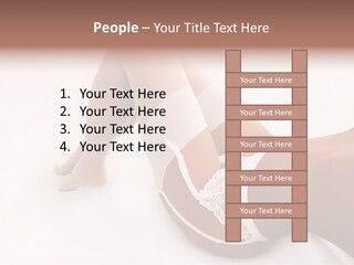 Human Room Character PowerPoint Template