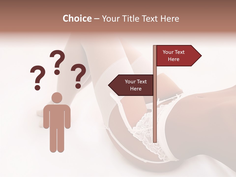 Human Room Character PowerPoint Template