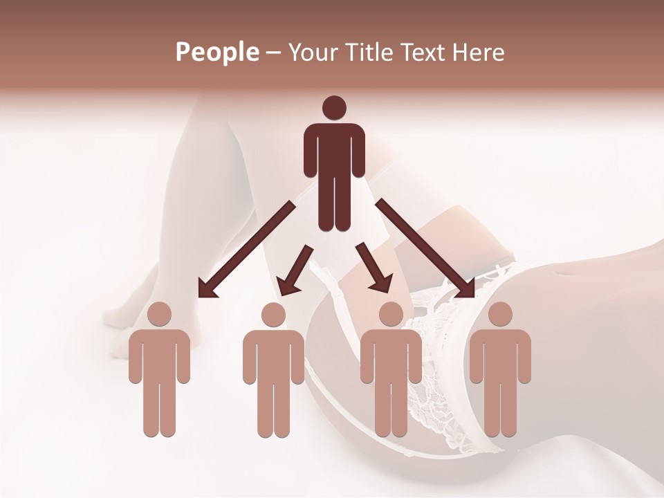 Human Room Character PowerPoint Template