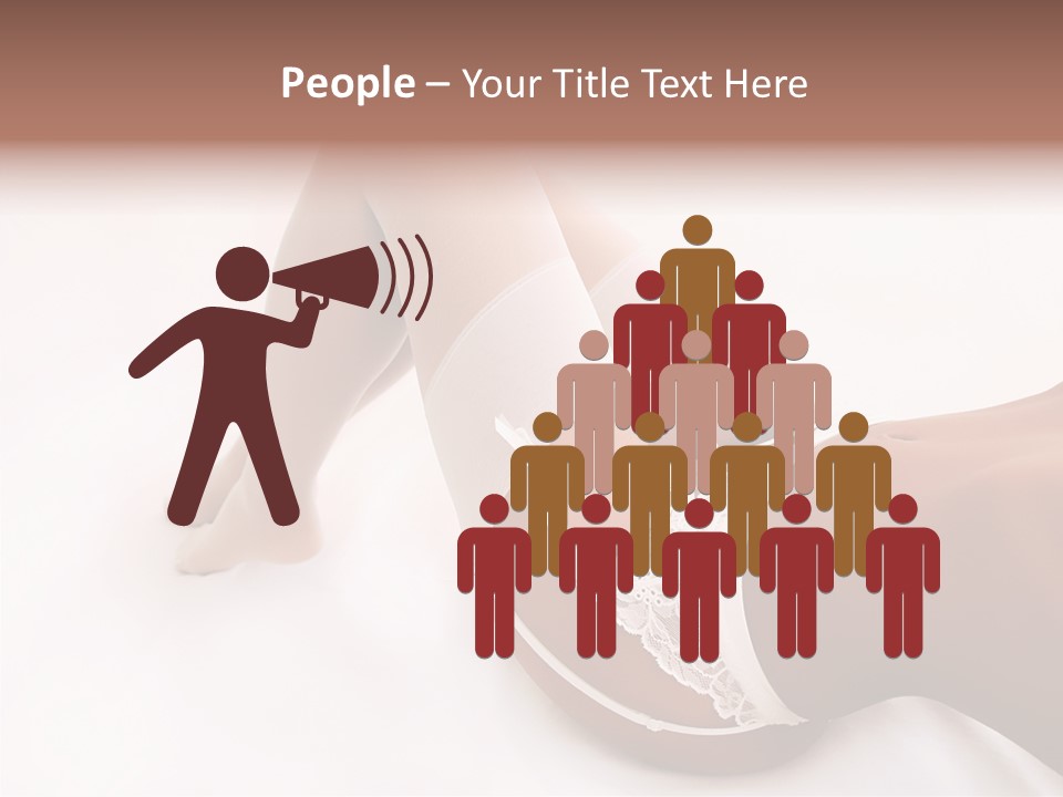 Human Room Character PowerPoint Template