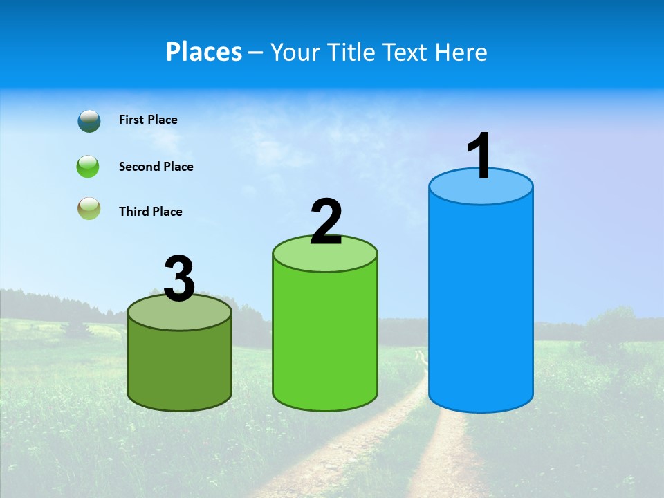 Sky White Lake PowerPoint Template