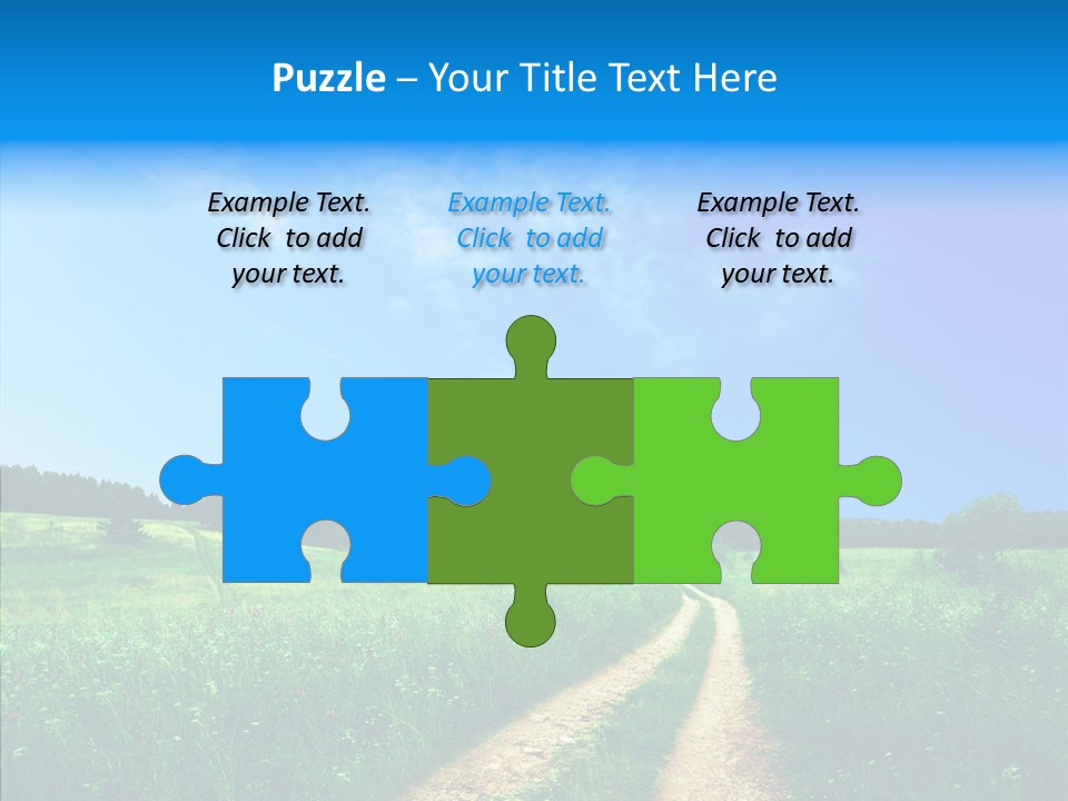 Sky White Lake PowerPoint Template