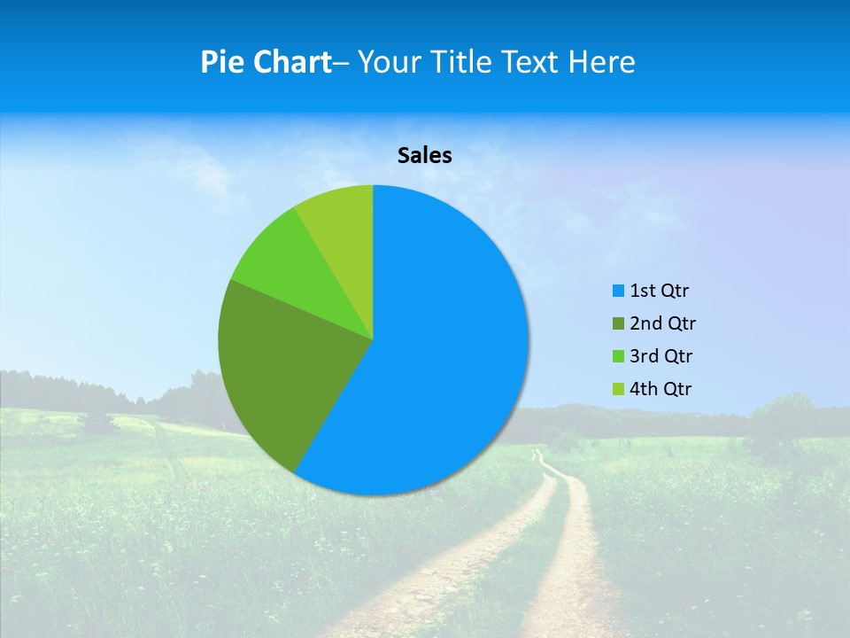 Sky White Lake PowerPoint Template