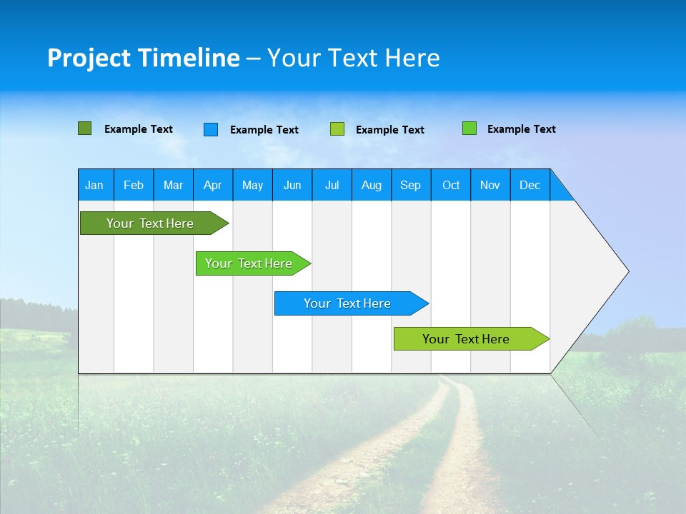 Sky White Lake PowerPoint Template