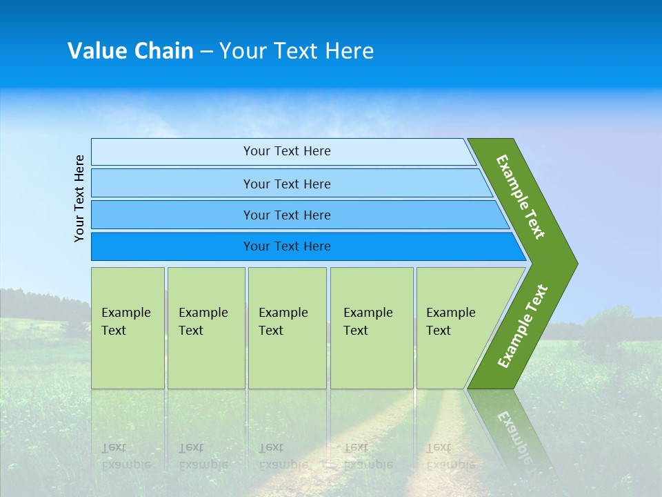 Sky White Lake PowerPoint Template