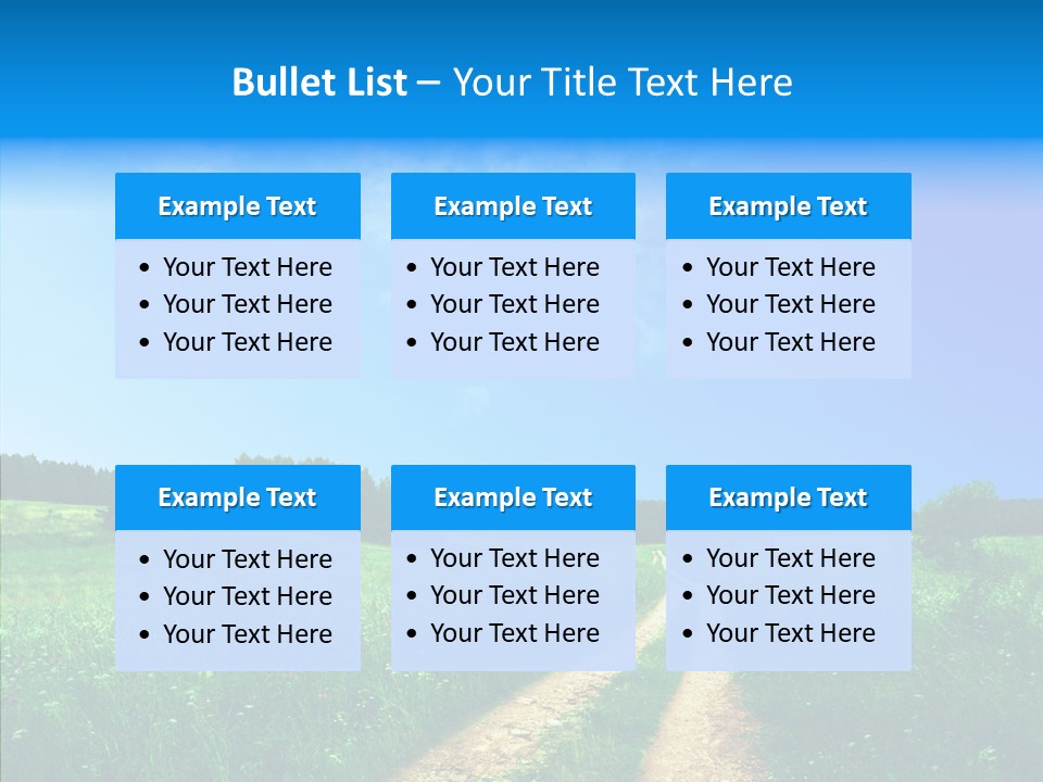 Sky White Lake PowerPoint Template