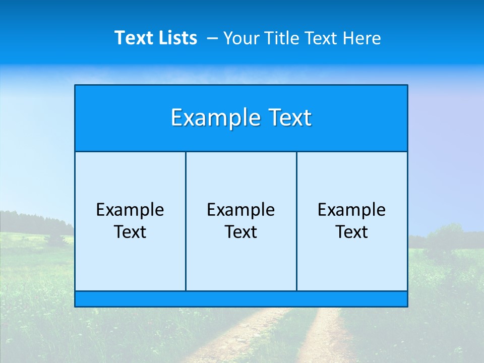 Sky White Lake PowerPoint Template