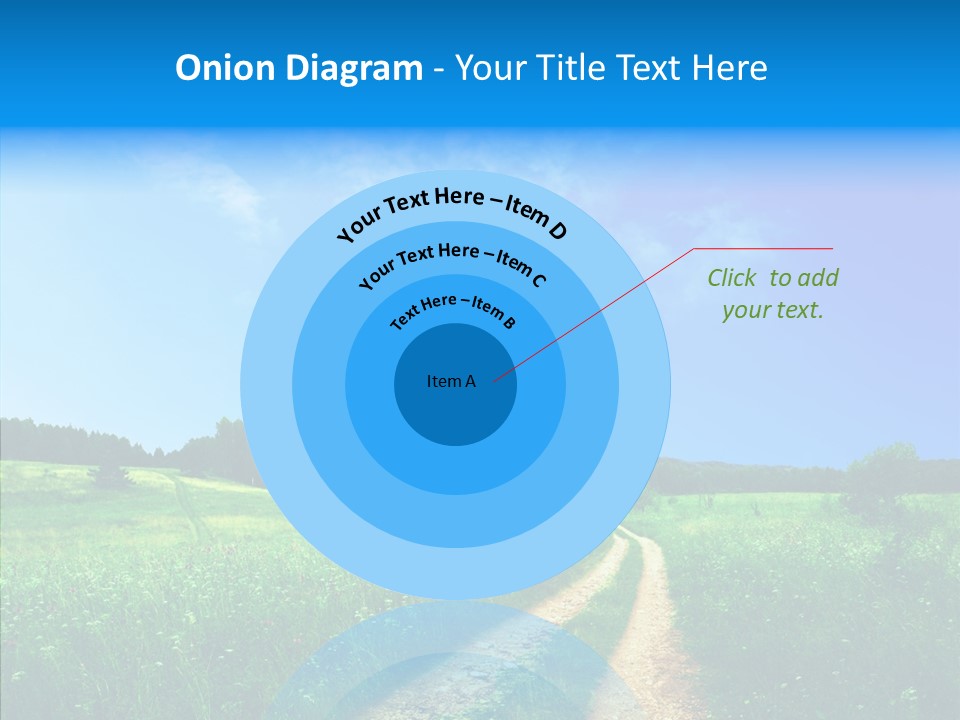 Sky White Lake PowerPoint Template