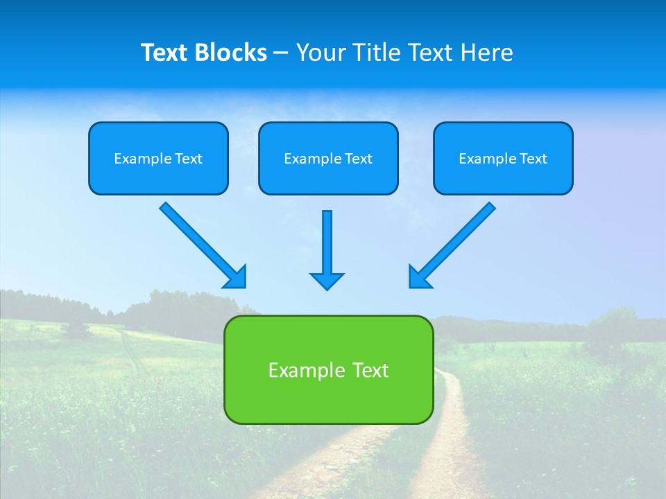 Sky White Lake PowerPoint Template