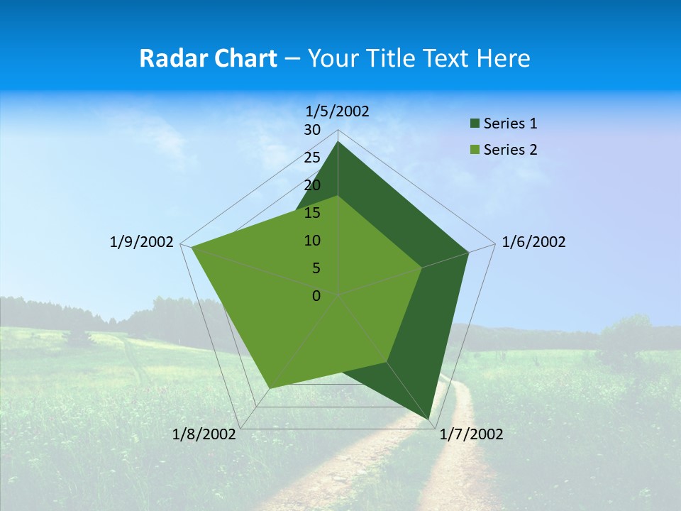 Sky White Lake PowerPoint Template