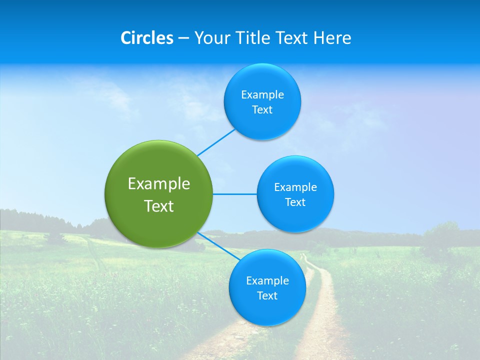 Sky White Lake PowerPoint Template