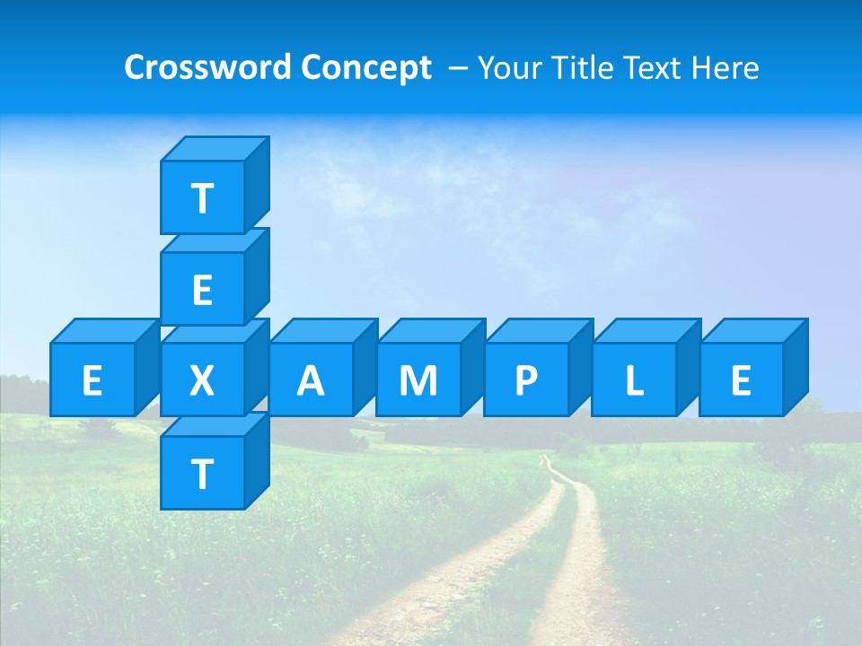 Sky White Lake PowerPoint Template