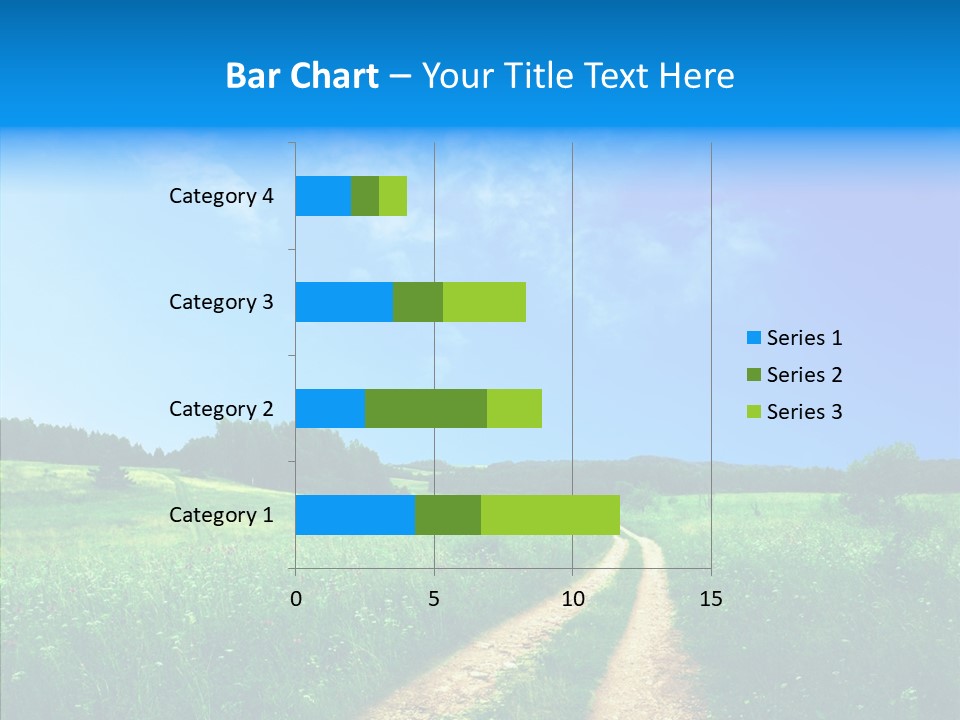 Sky White Lake PowerPoint Template