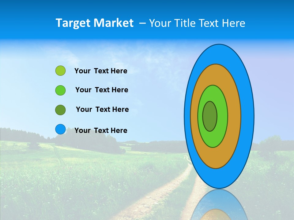 Sky White Lake PowerPoint Template