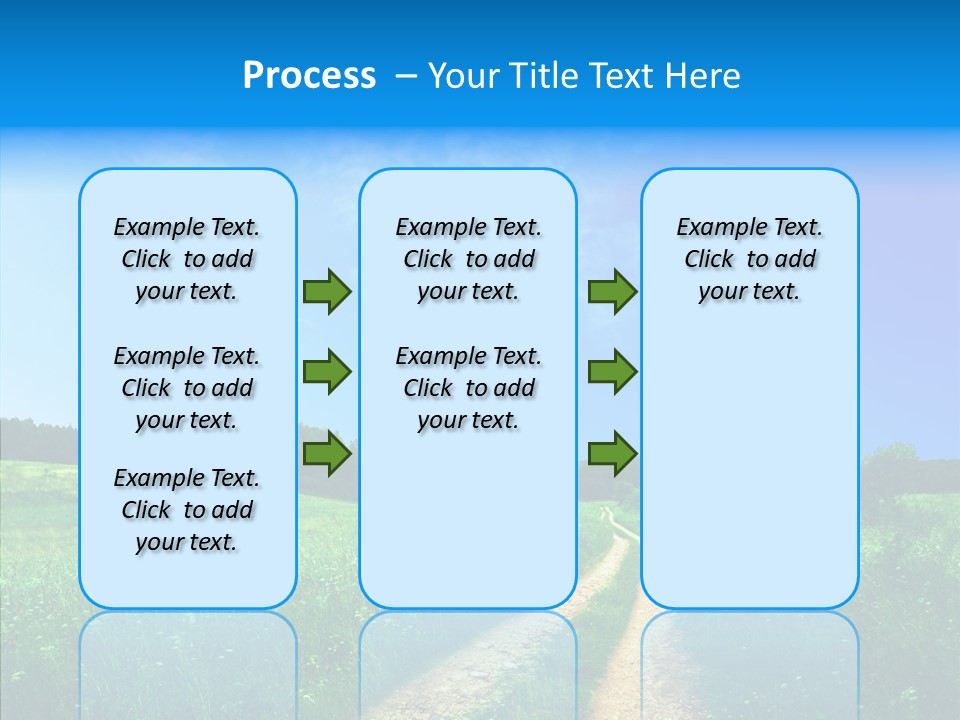 Sky White Lake PowerPoint Template