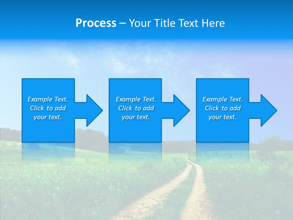 Sky White Lake PowerPoint Template