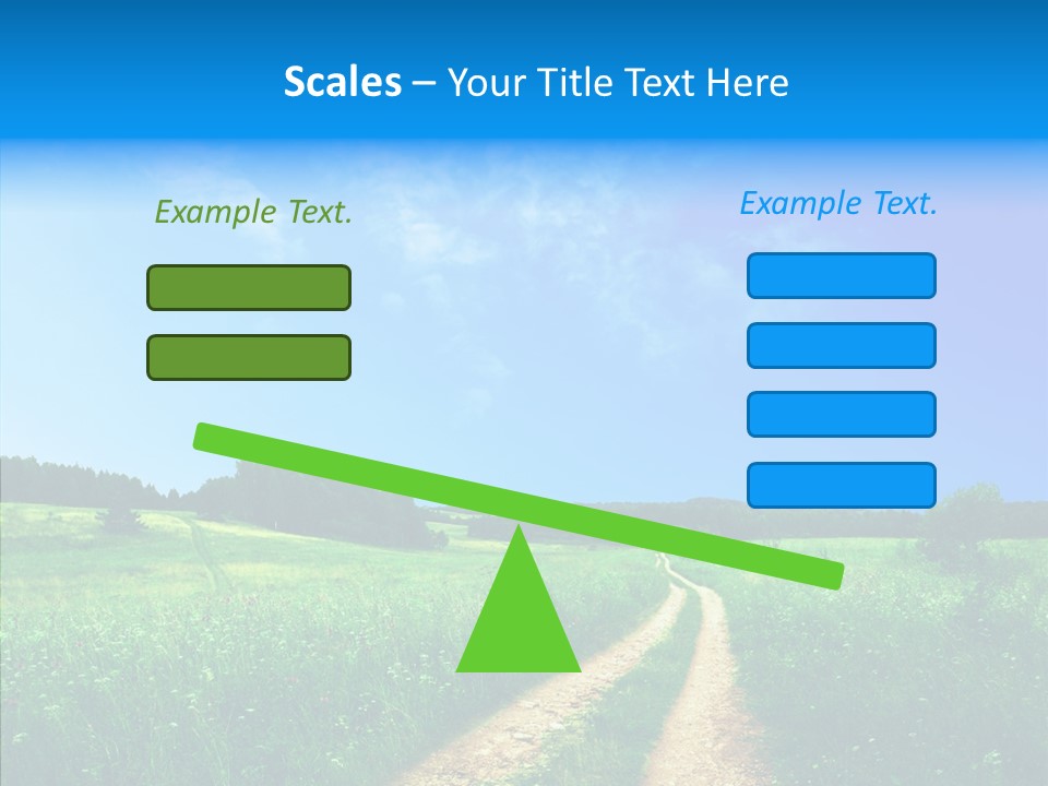 Sky White Lake PowerPoint Template