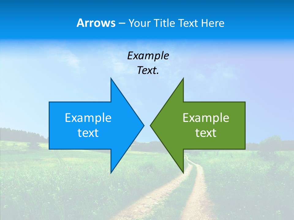 Sky White Lake PowerPoint Template