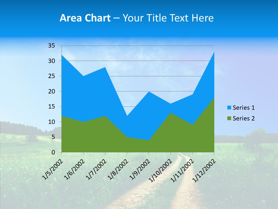 Sky White Lake PowerPoint Template