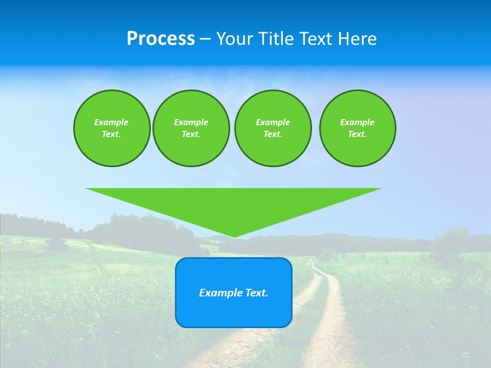 Sky White Lake PowerPoint Template