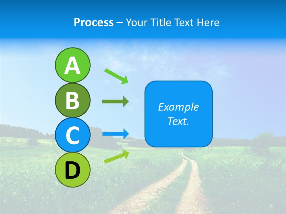 Sky White Lake PowerPoint Template