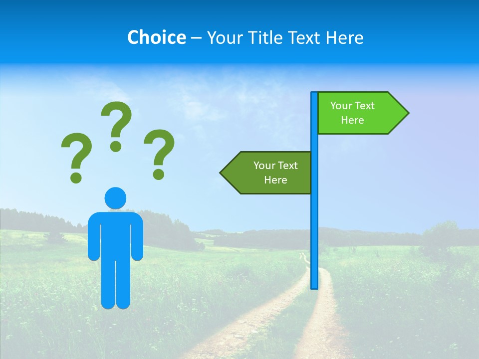 Sky White Lake PowerPoint Template