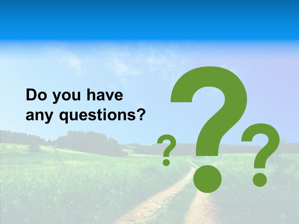 Sky White Lake PowerPoint Template