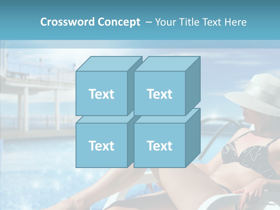 Deckchair Season Holiday PowerPoint Template