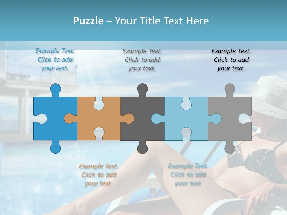 Deckchair Season Holiday PowerPoint Template