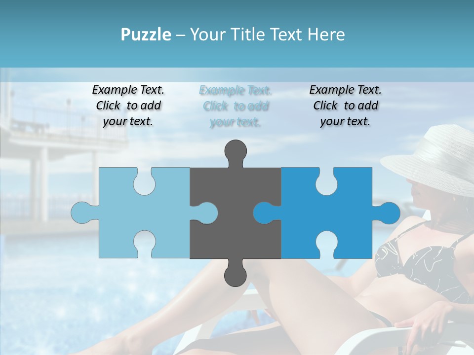 Deckchair Season Holiday PowerPoint Template