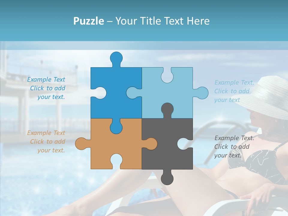 Deckchair Season Holiday PowerPoint Template