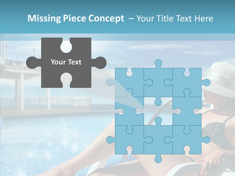 Deckchair Season Holiday PowerPoint Template