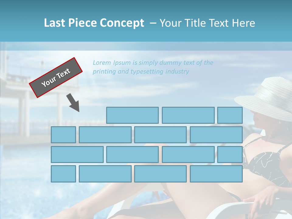 Deckchair Season Holiday PowerPoint Template