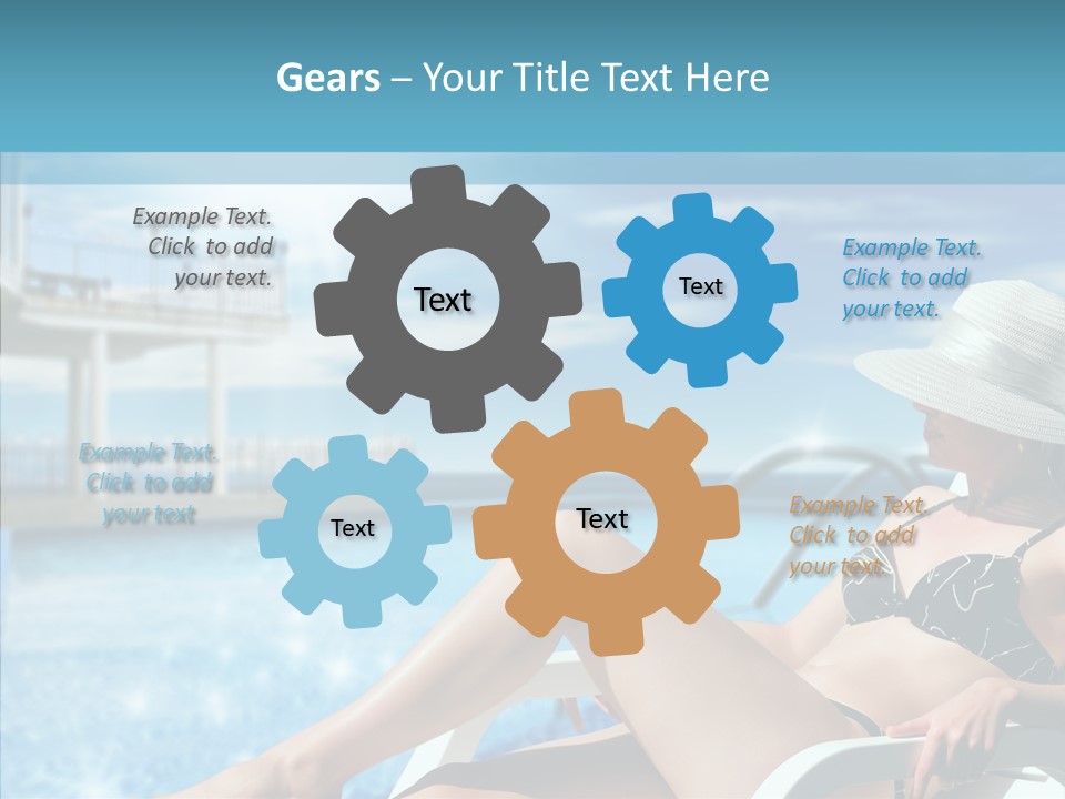 Deckchair Season Holiday PowerPoint Template