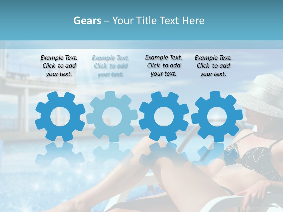 Deckchair Season Holiday PowerPoint Template